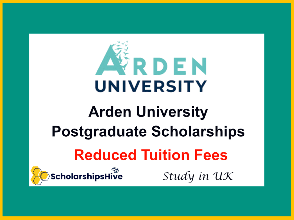 arden university postgraduate scholarships