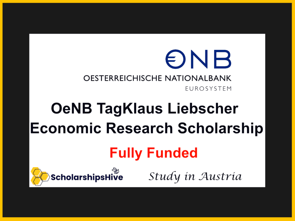 OeNB TagKlaus Liebscher Economic Research Scholarship