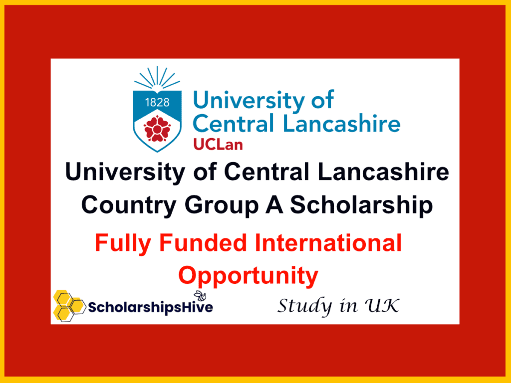 University of Central Lancashire Country Group A Scholarship