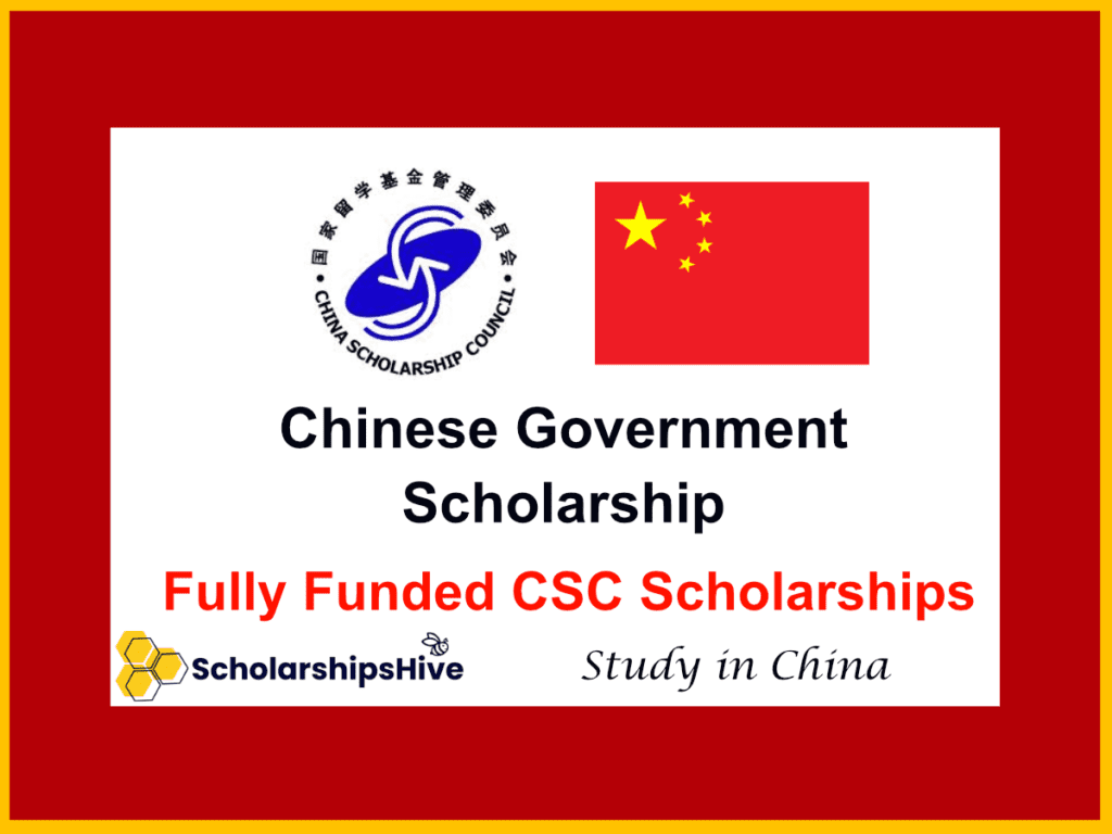 Chinese Government Scholarship (Fully Funded)