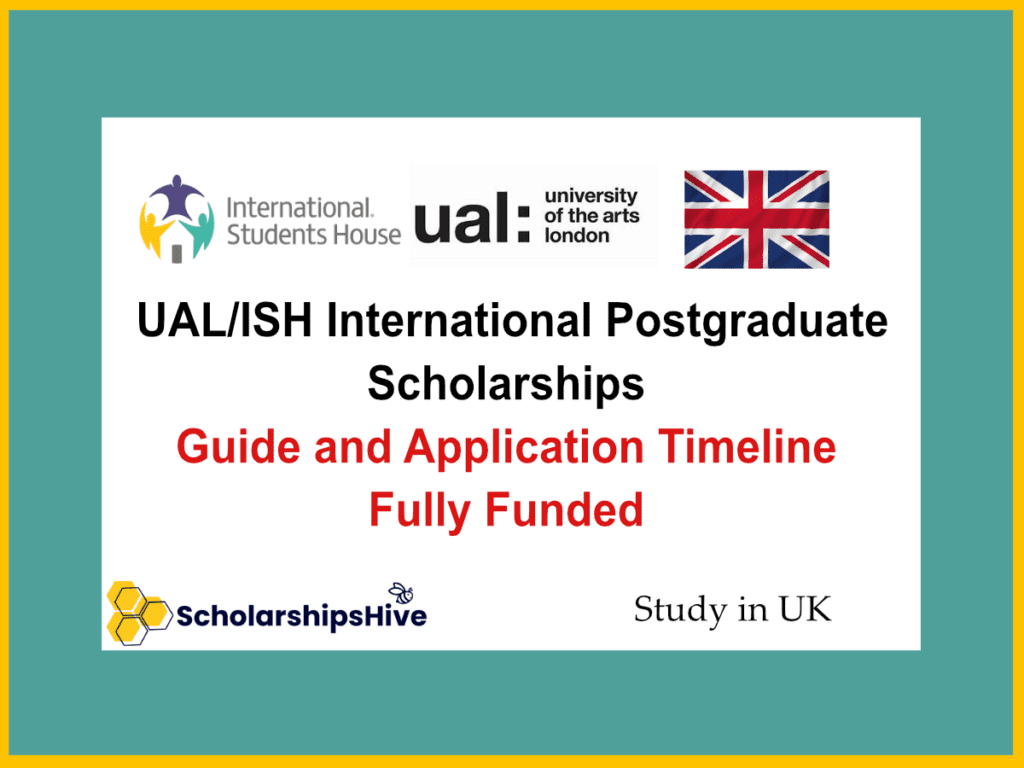 UAL/ISH International Postgraduate Scholarships