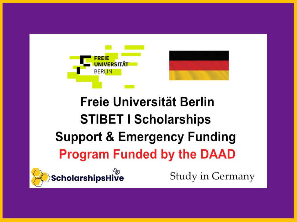 STIBET I (FU Berlin) Emergency Funding and Scholarships