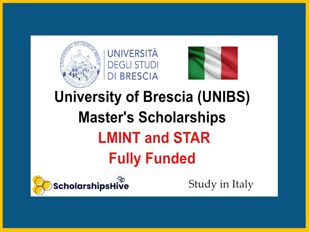 University of Brescia (UNIBS) Scholarships: How to Apply for LMINT and STAR Grants