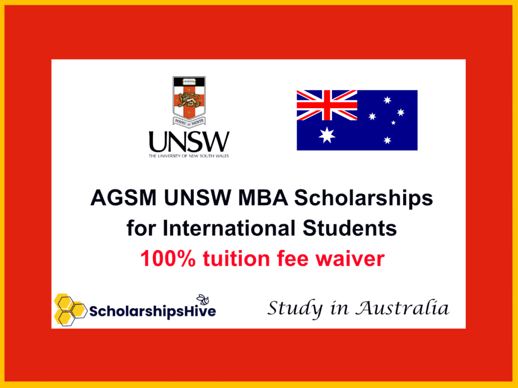 Global Leadership: AGSM UNSW MBA Scholarships for International Students