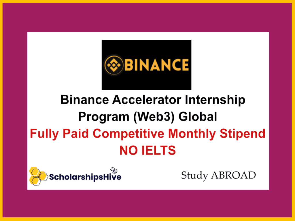 Binance Accelerator Internship Program (Web3) Global