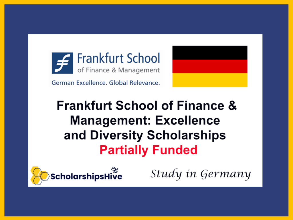 Frankfurt School of Finance & Management: Excellence and Diversity Scholarships, Germany | Partial Funding