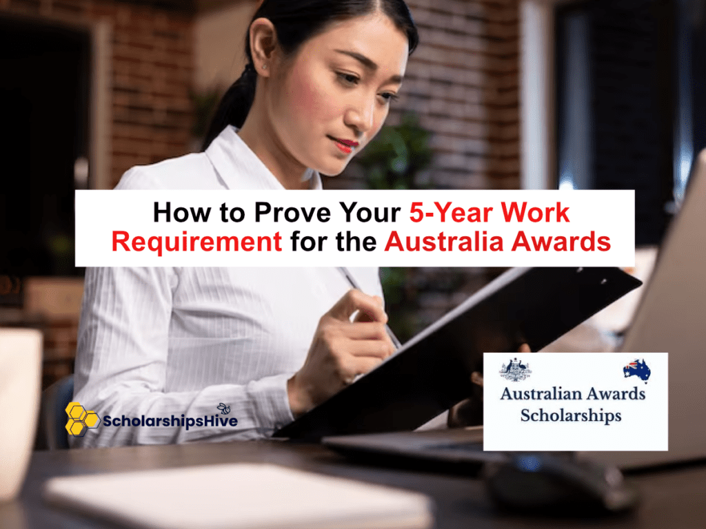 How to Prove Your 5-Year Work Requirement for the Australia Awards Scholarship