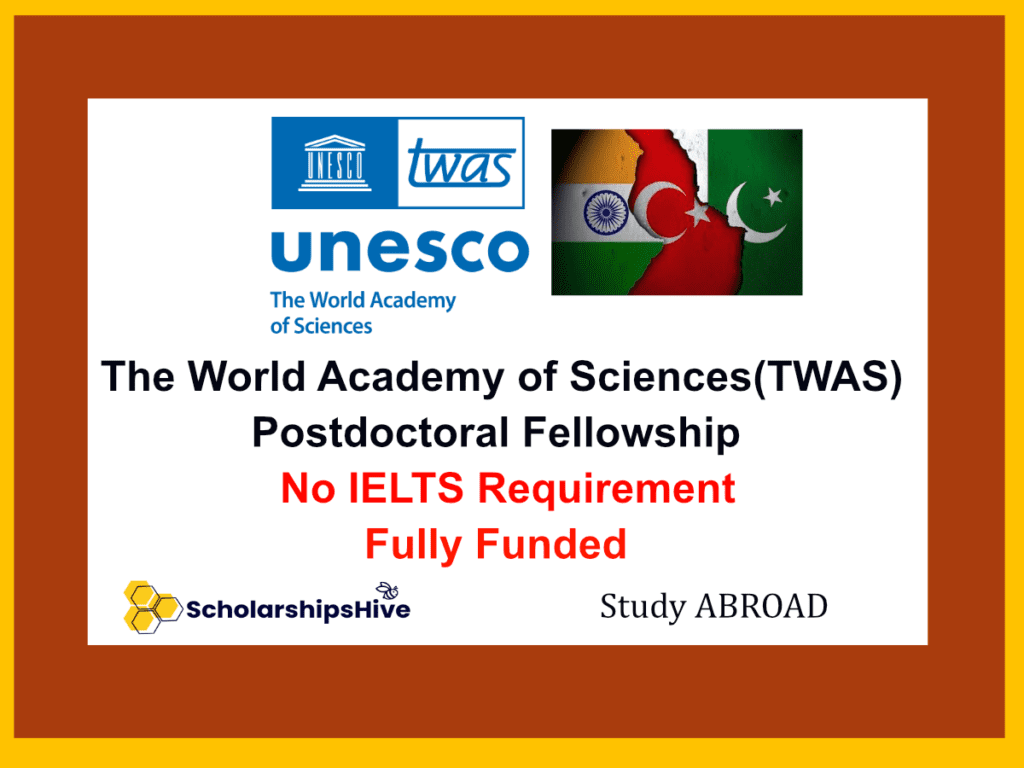 The World Academy of Sciences(TWAS) Postdoctoral Fellowship