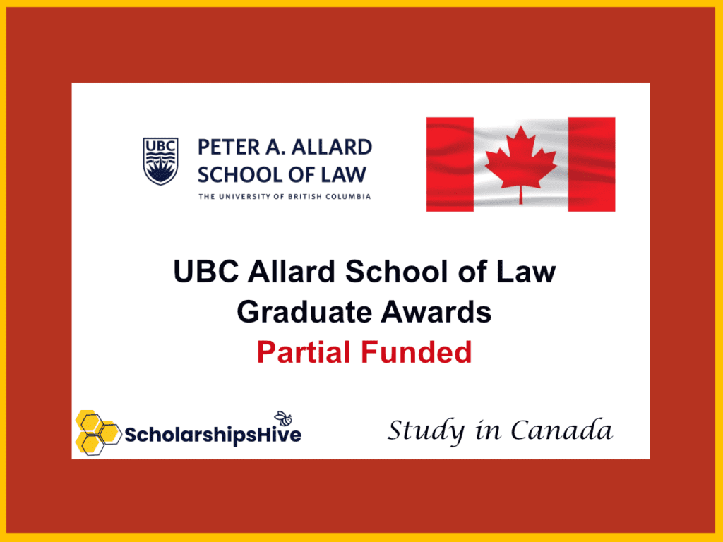 UBC Allard School of Law Graduate Awards: Partial Funding for LLM Students