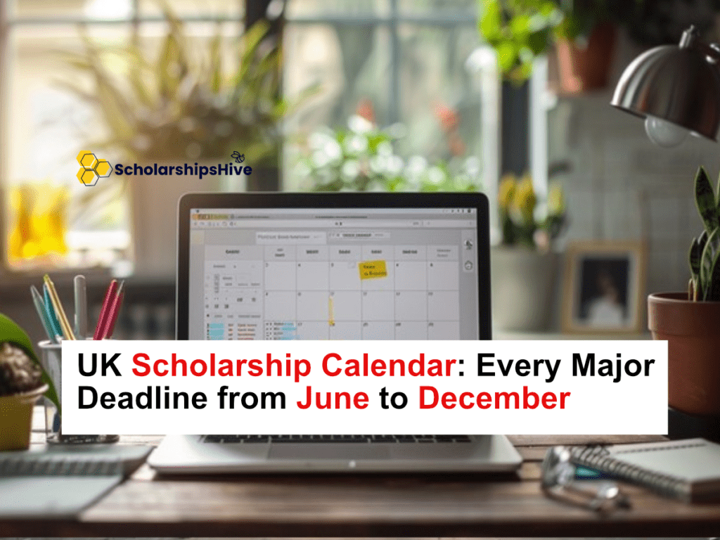 UK Scholarship Calendar: Every Major Deadline from June to December