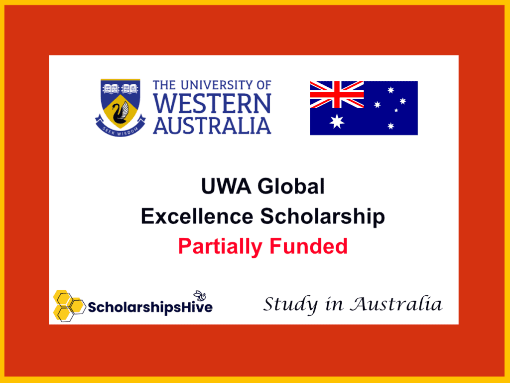 UWA Global Excellence Scholarship in Australia: Partially Funded Opportunity
