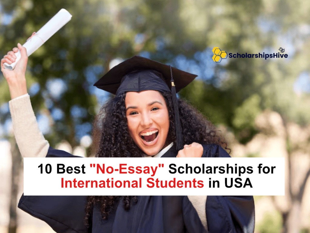 10 Best "No-Essay" Scholarships for International Students in USA, Streamlined Educational Funding Matrix