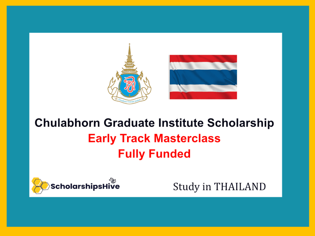 Chulabhorn Graduate Institute Scholarship Thailand