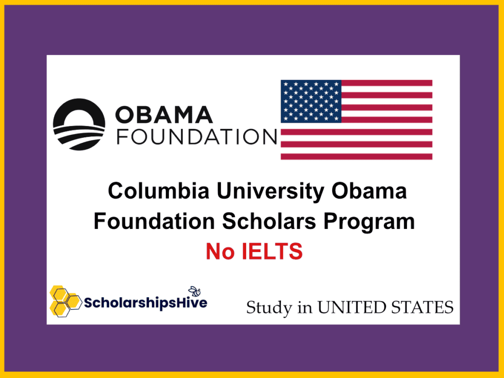Columbia University Obama Foundation Scholars Program
