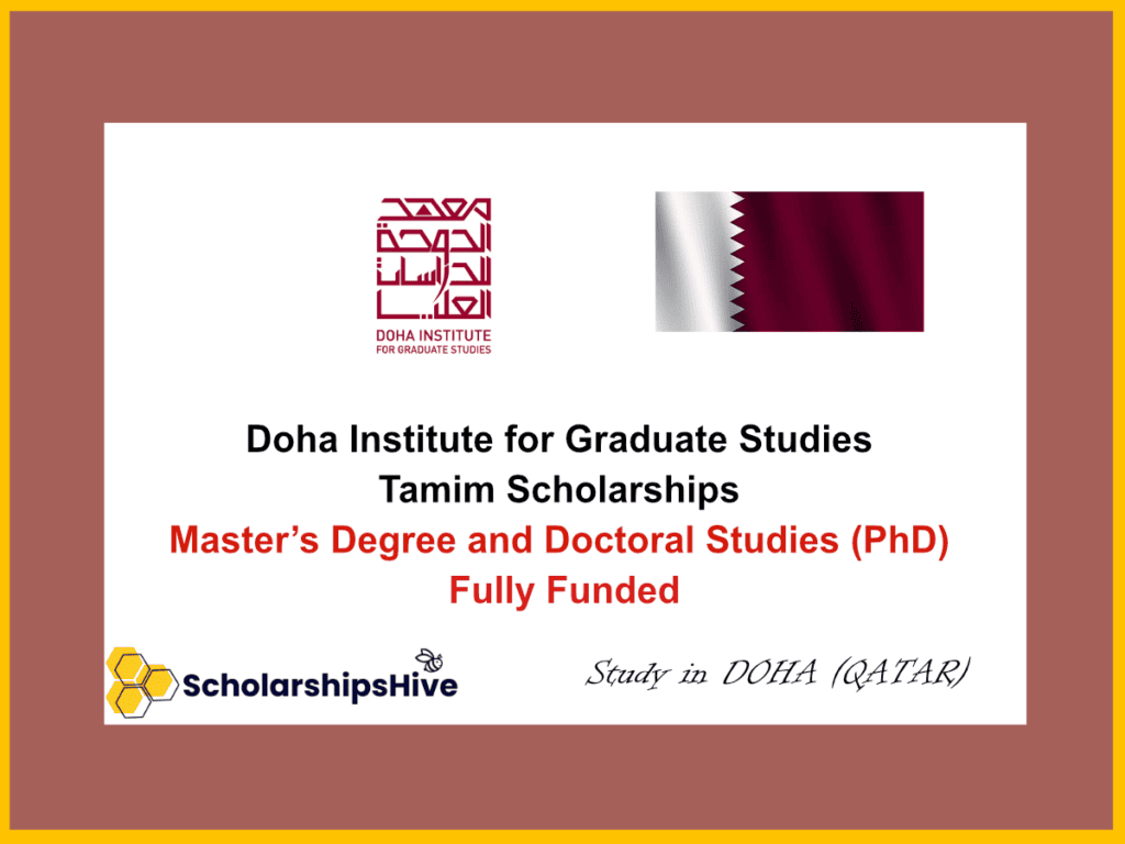 Doha Institute for Graduate Studies Tamim Scholarships Qatar