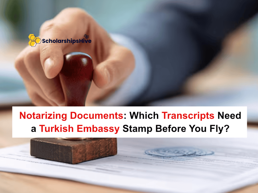 Notarizing Documents: Which Transcripts Need a Turkish Embassy Stamp Before You Fly?