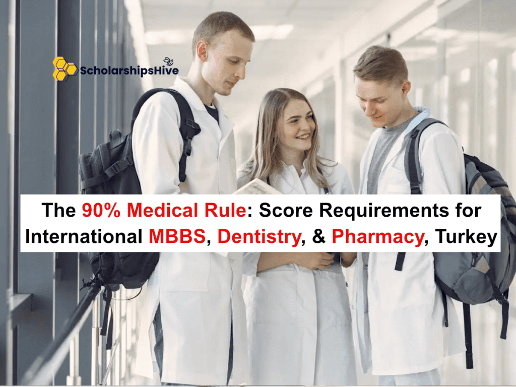 The 90% Medical Rule: Score Requirements for International MBBS, Dentistry, and Pharmacy, Turkey
