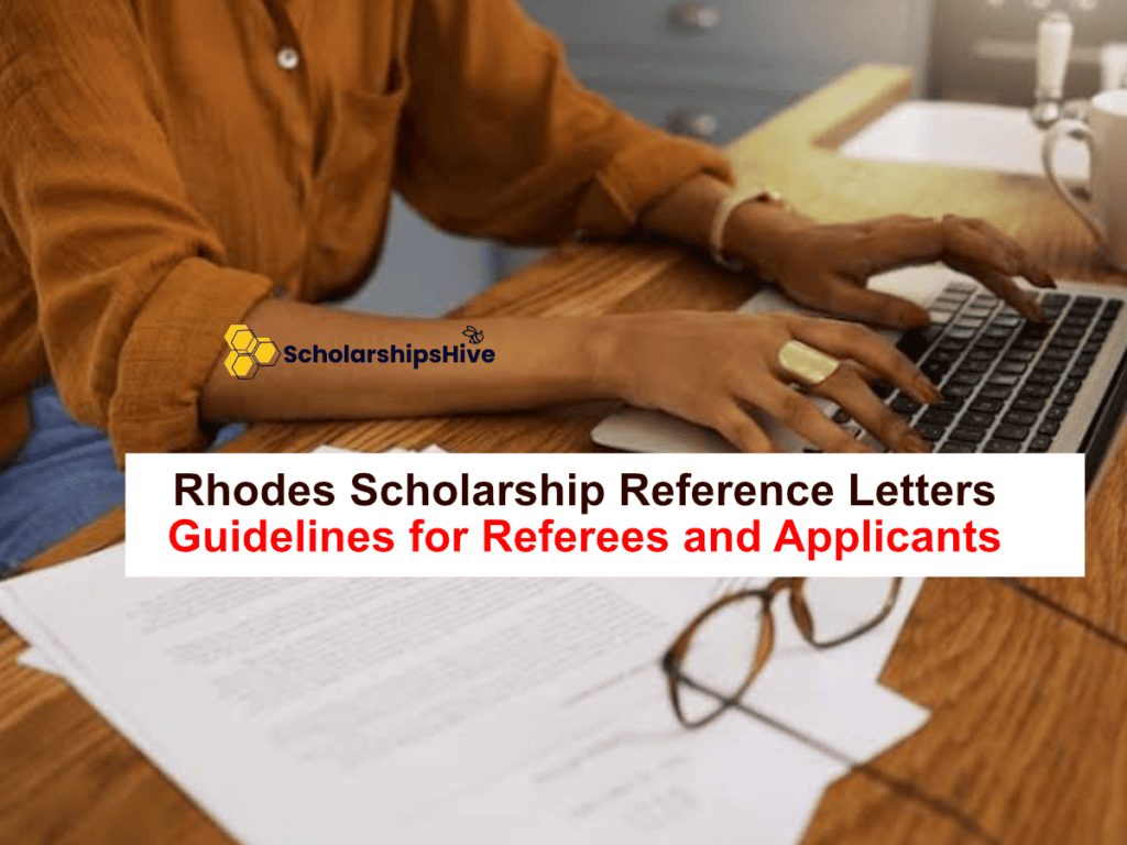 rhodes scholarship reference letters