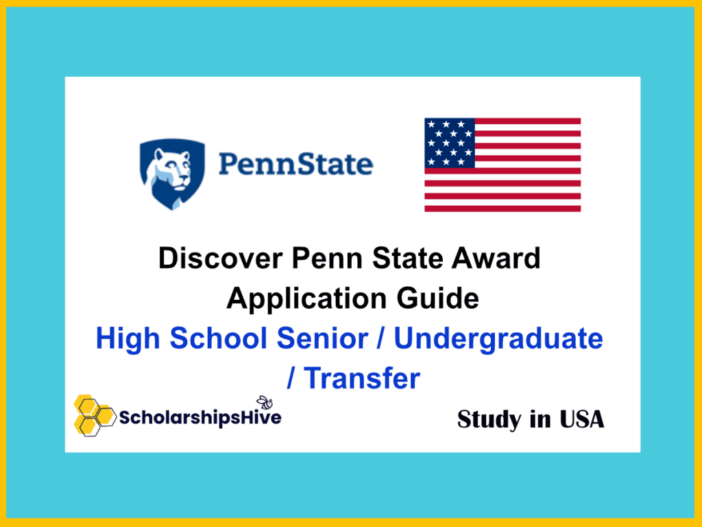 Discover Penn State Award Application Guide