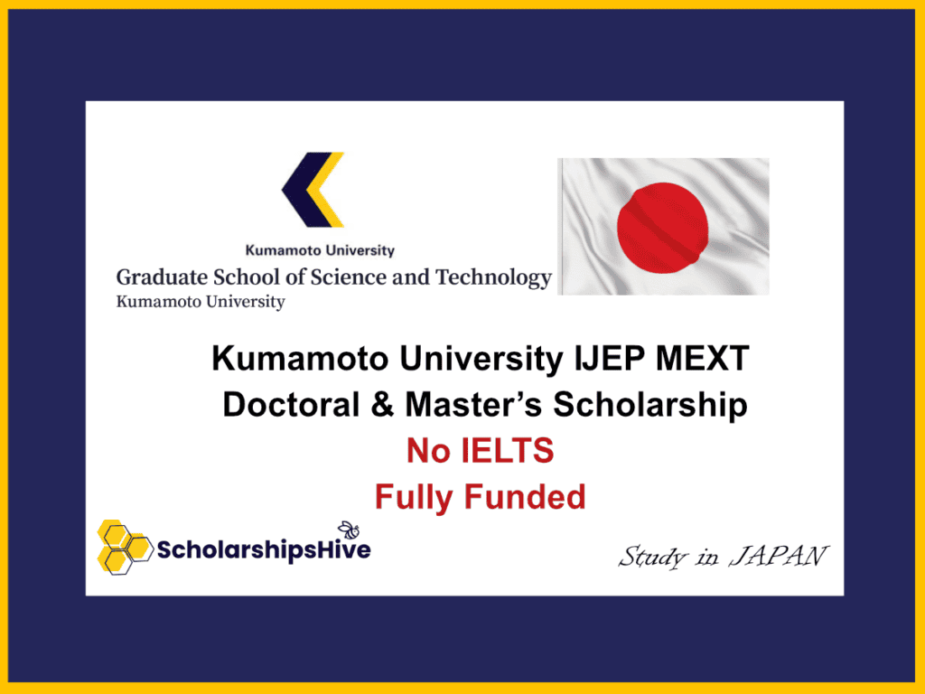 Kumamoto University IJEP MEXT Doctoral & Master’s Scholarship