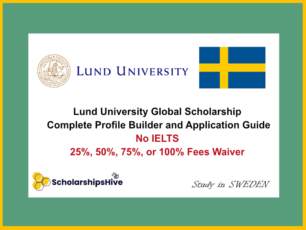Lund University Global Scholarship Sweden