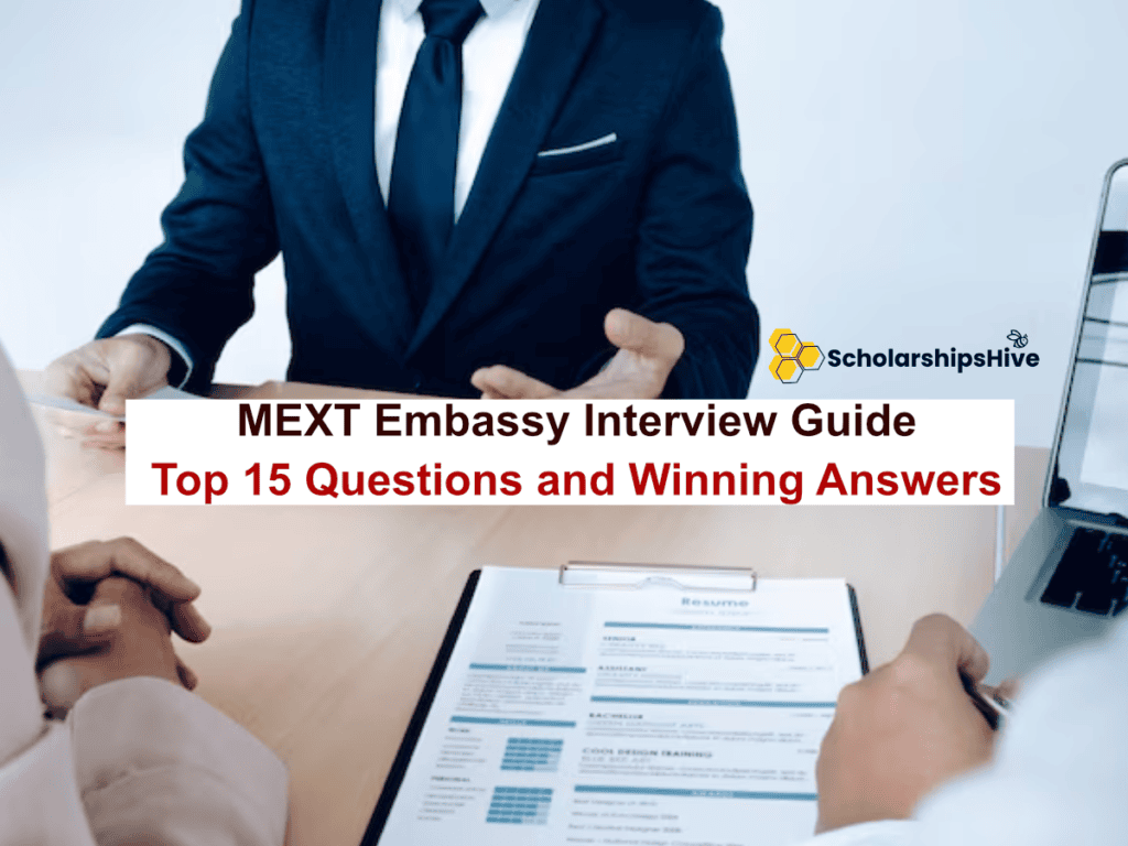 MEXT Embassy Interview Guide: Top 15 Questions and Winning Answers