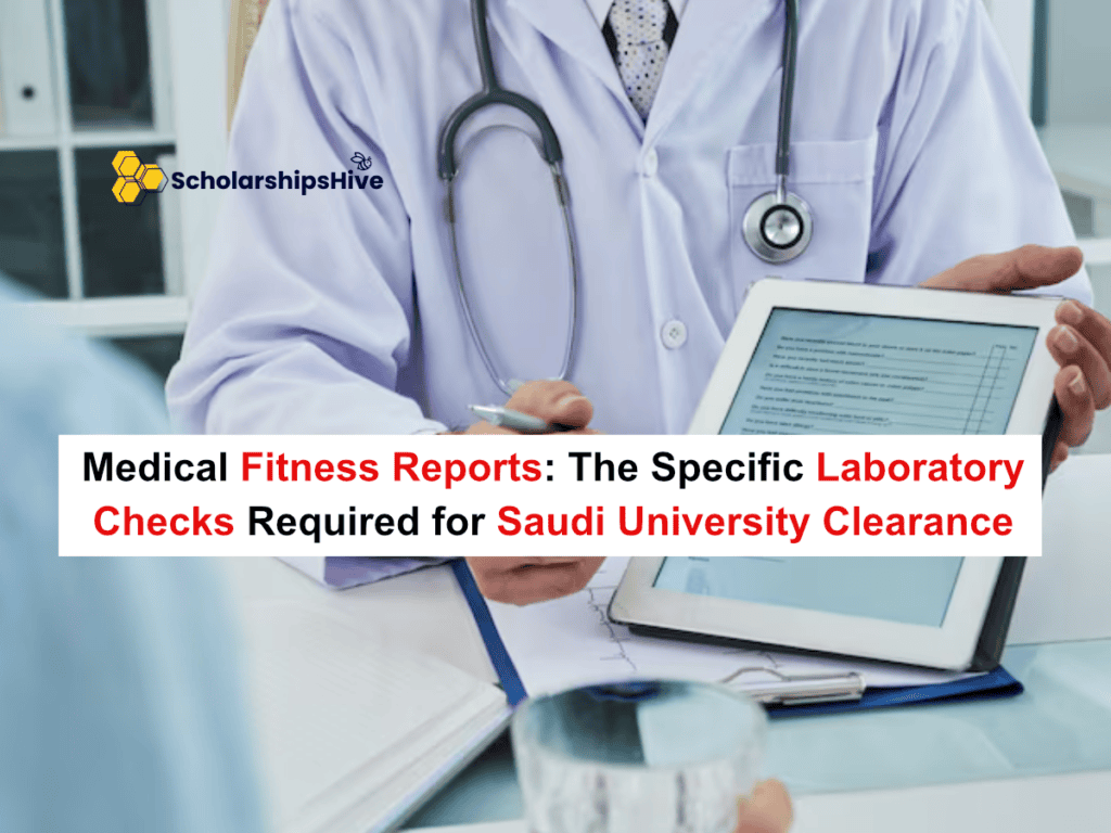 Medical Fitness Reports: The Specific Laboratory Checks Required for Saudi University Clearance, Saudi Arabia