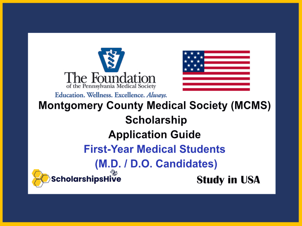 Montgomery County Medical Society (MCMS) Scholarship