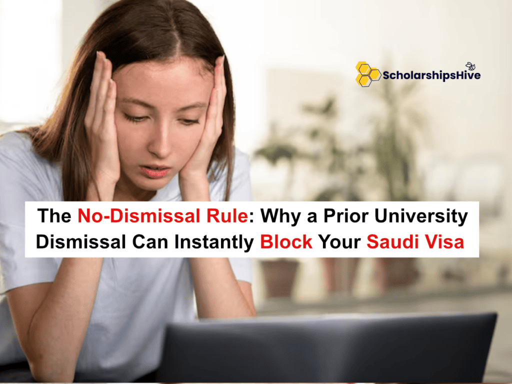 The No-Dismissal Rule: Why a Prior University Dismissal Can Instantly Block Your Saudi Visa, Saudi Arabia