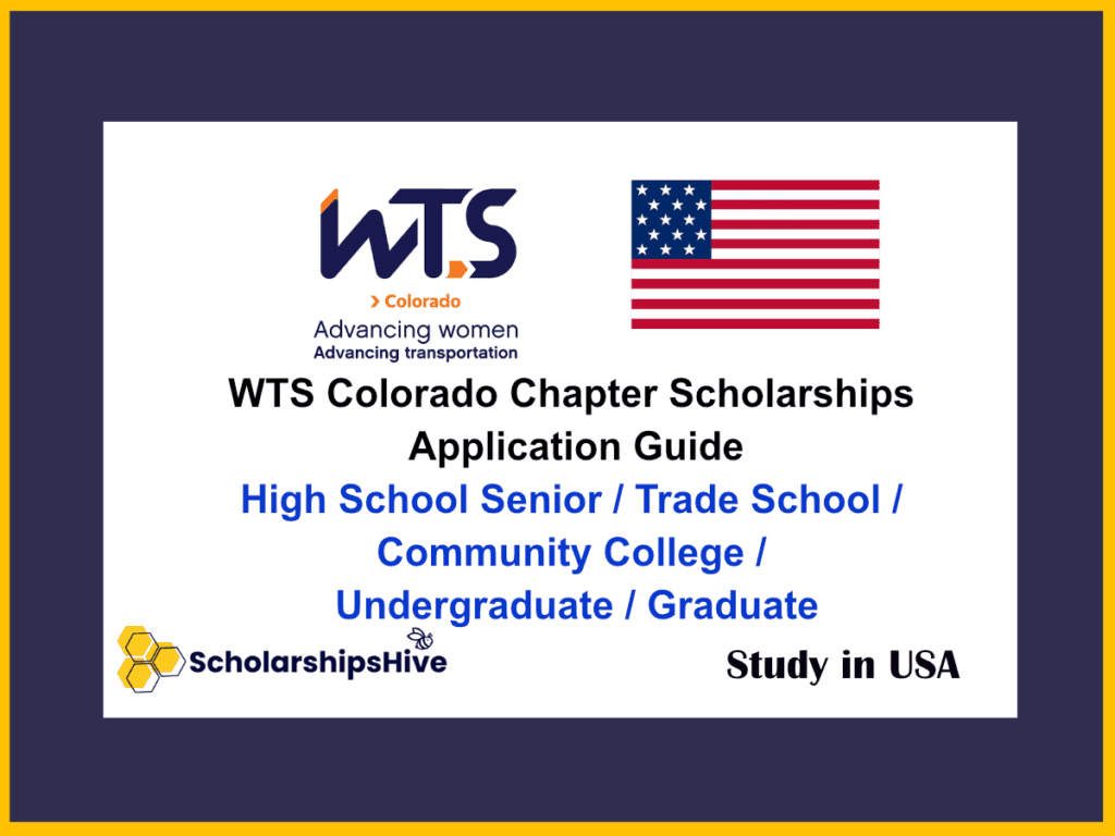WTS Colorado Chapter Scholarships USA Application Guide