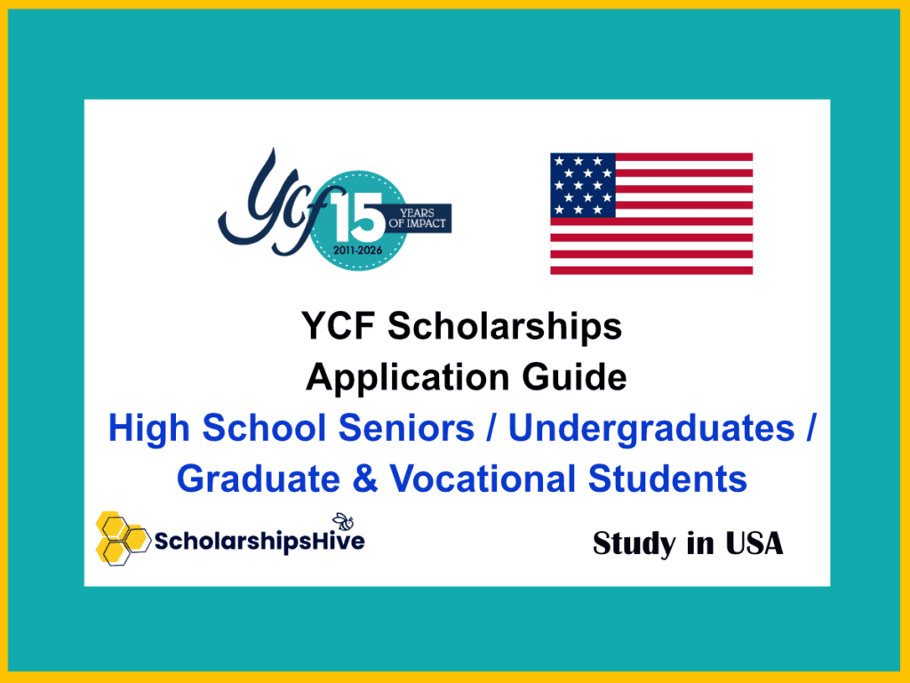 YCF Scholarships in USA Application Guide