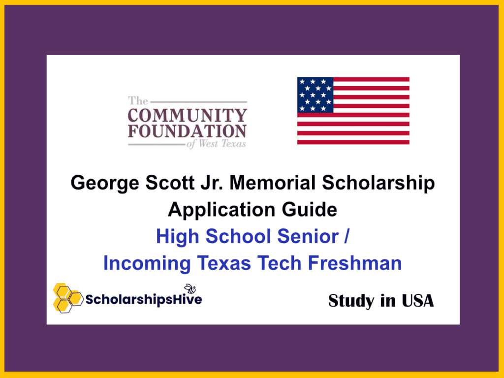 George Scott Jr. Memorial Scholarship