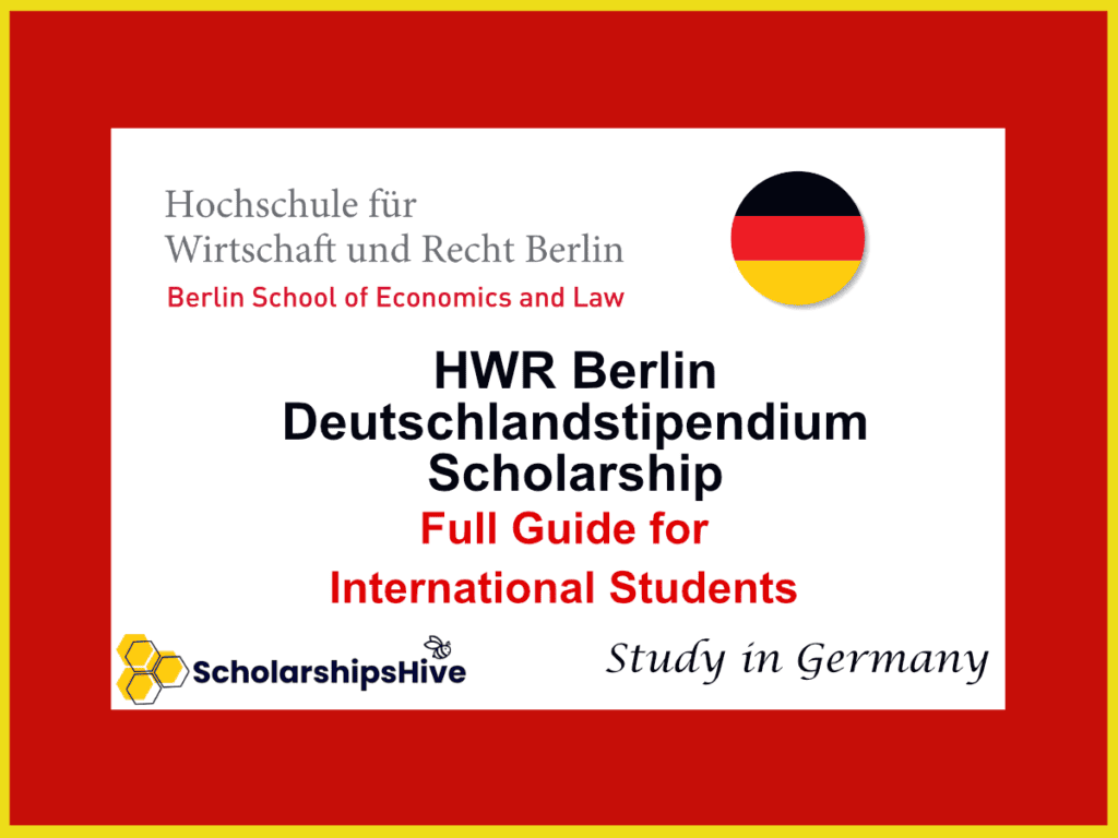 HWR Berlin Germany Deutschlandstipendium Scholarship