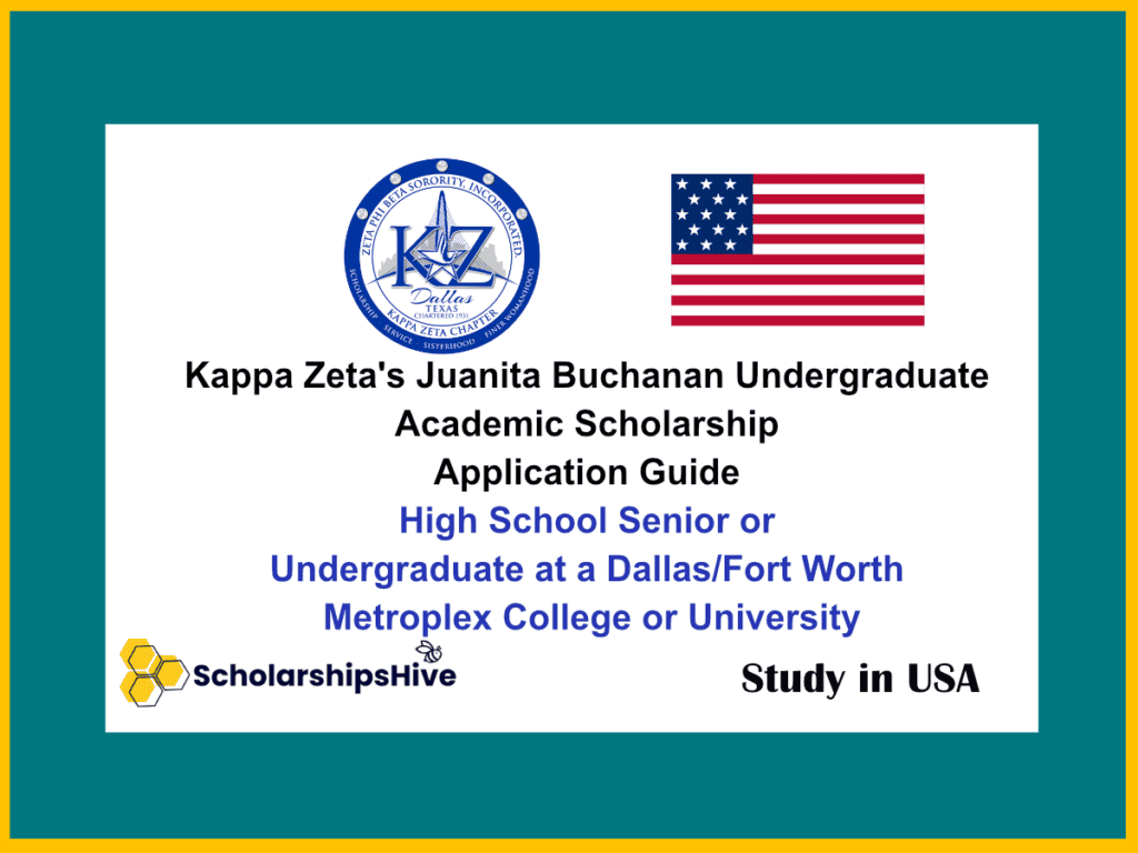 Kappa Zeta's Juanita Buchanan Undergraduate Academic Scholarship