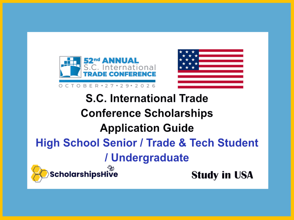 S.C. International Trade Conference Scholarships Application Guide