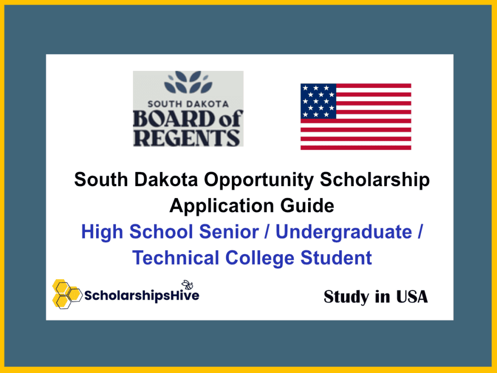 South Dakota Opportunity Scholarship Application Guide