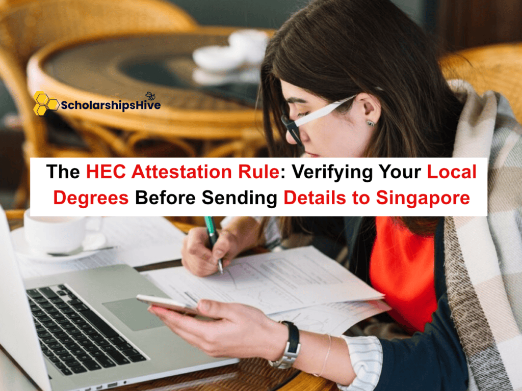 The HEC Attestation Rule: Verifying Your Local Degrees Before Sending Details to Singapore | Fully Funded