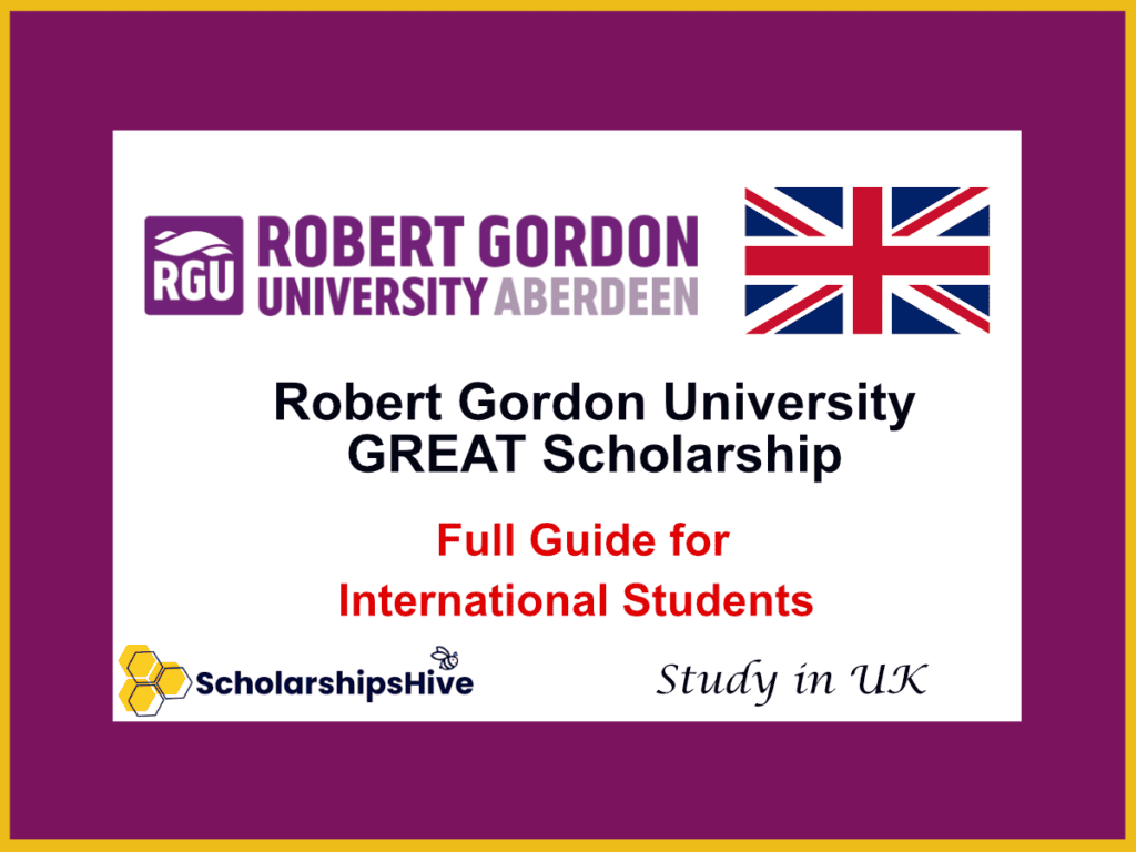 GREAT Scholarship at Robert Gordon University