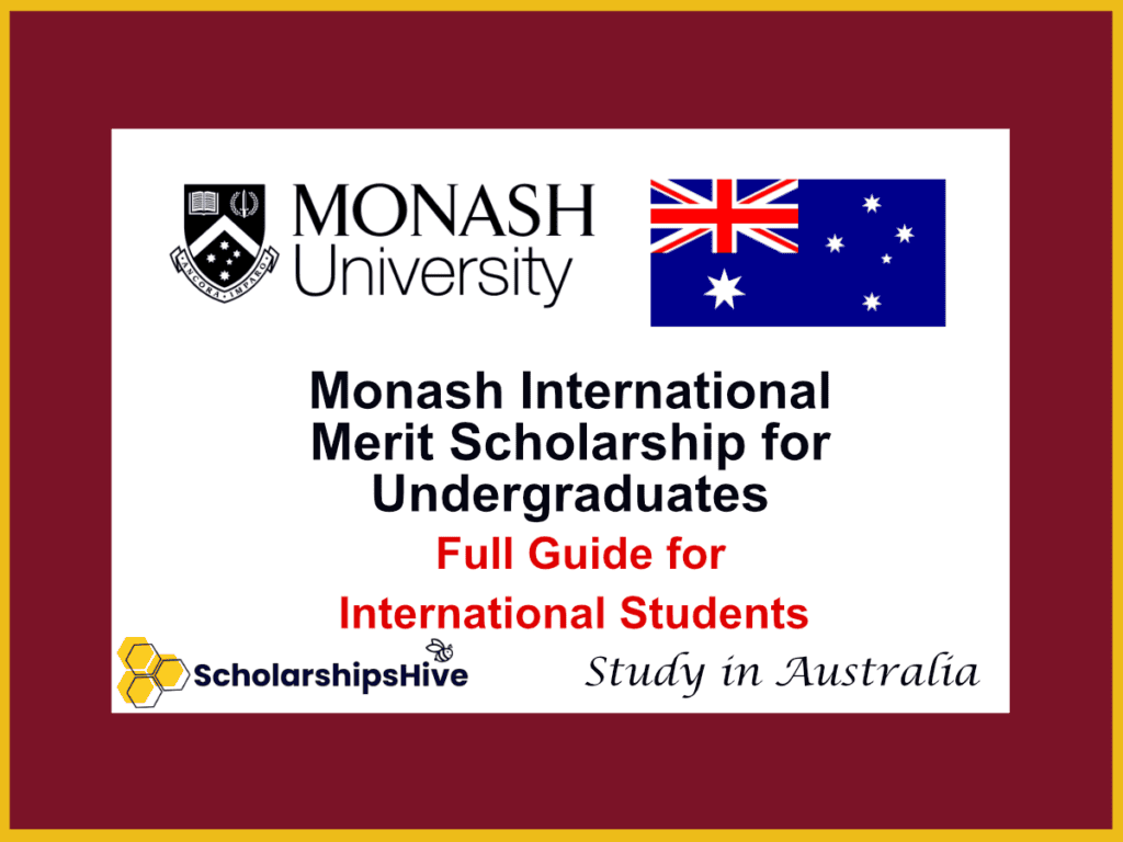 Monash International Merit Scholarship for Undergraduates