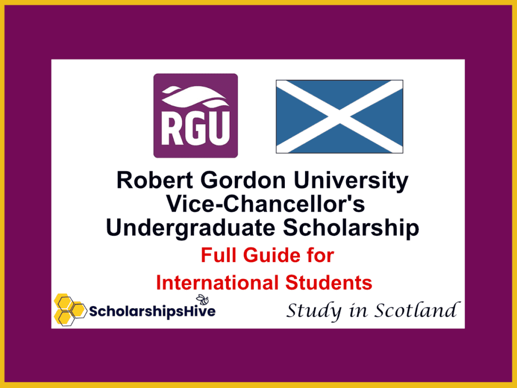 Robert Gordon University Vice-Chancellor's Scholarship