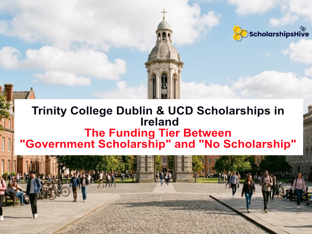 Trinity College Dublin & UCD Scholarships Ireland: The Funding Tier Between "Government Scholarship" and "No Scholarship"